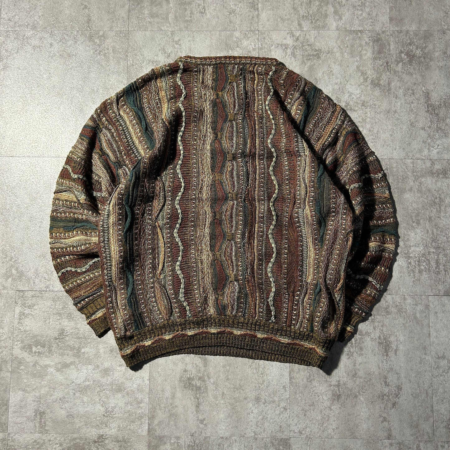 90s Florence Tricot 3D knit sweater made in Italy