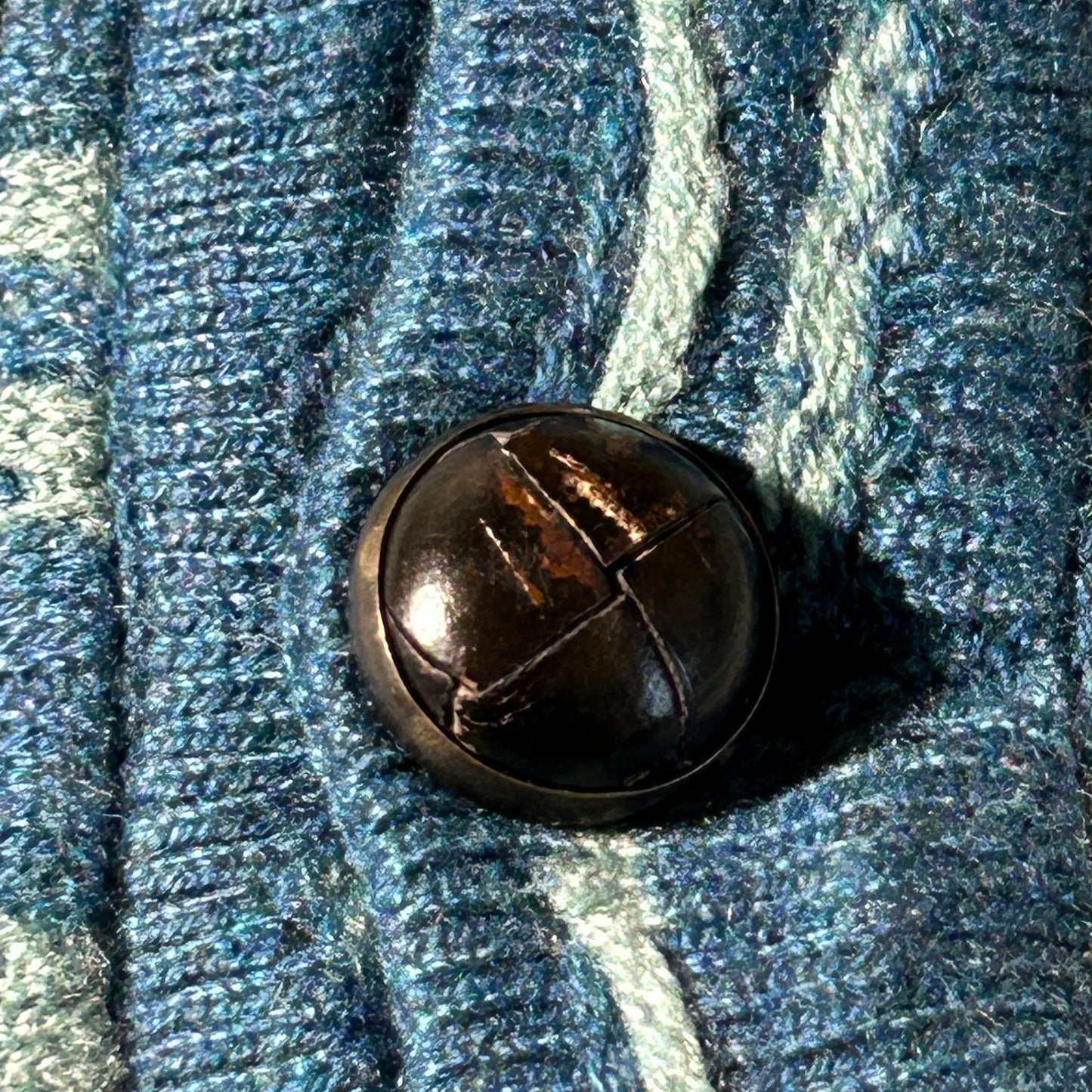 00-90s COOGI 3D Knit Cardigan, Made in Australia, Size M, 100% Cashmere