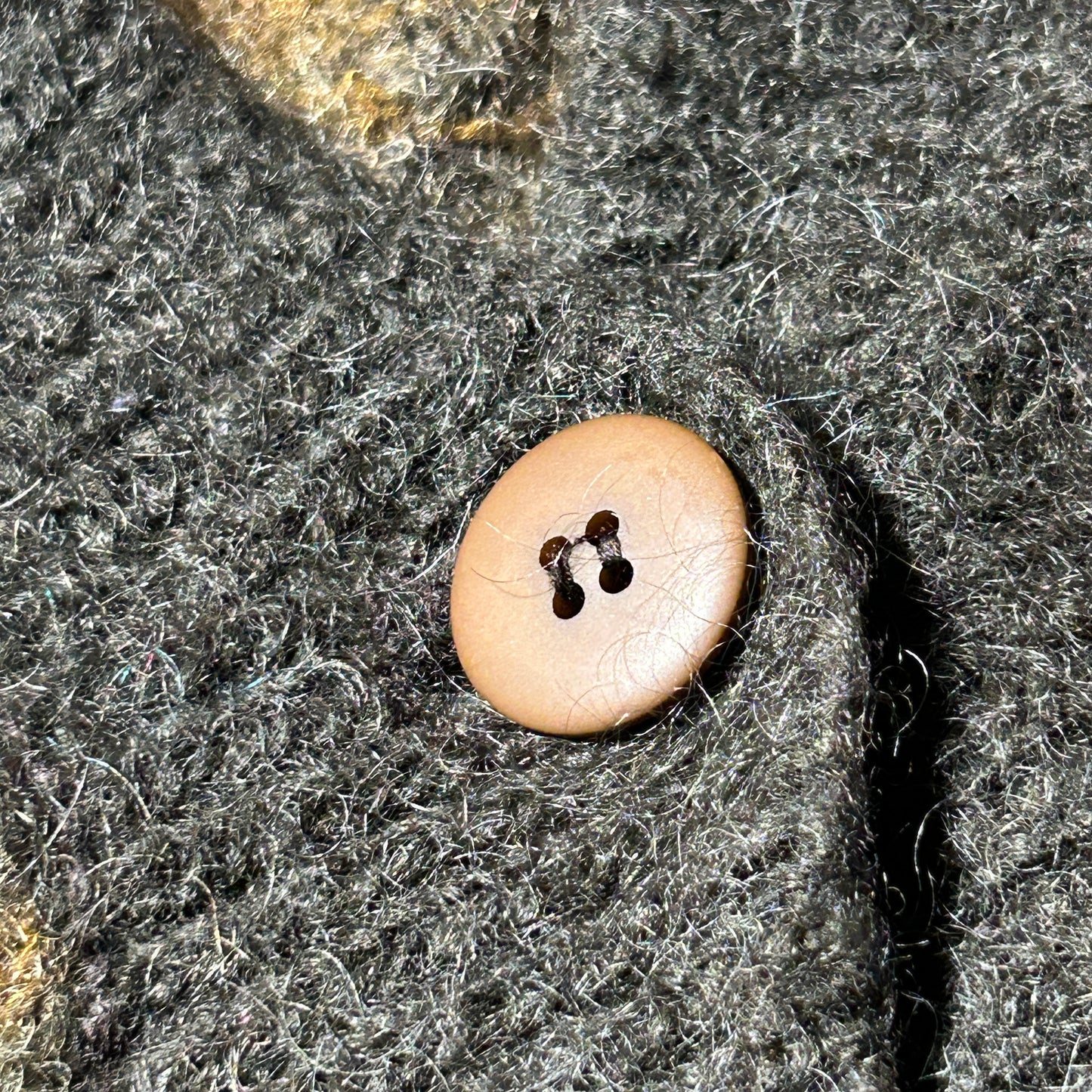 00-90s Collection by Michelle Stuart Floral Print Mohair Cardigan, Size L